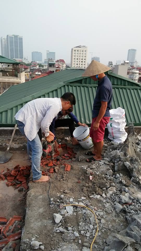 chống thấm trần nhà