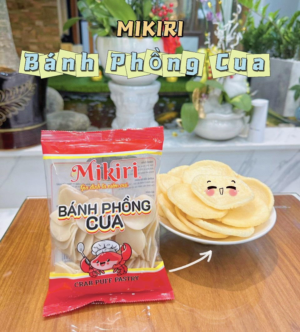 Bánh phồng Mikiri - Món khai vị mới lạ, hấp dẫn Banh-phong-cua4
