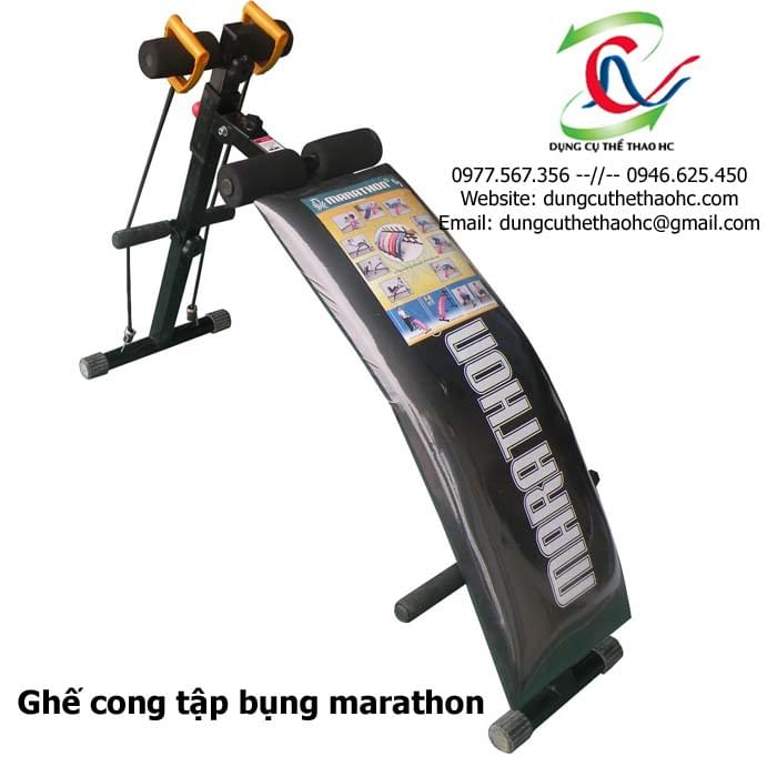 Ghế cong tập bụng Marathon