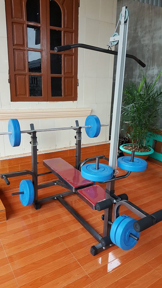 Ghế tập tạ đa năng xuki 2017 ( giàn tập tạ HC01)