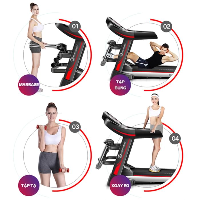 Máy chạy bộ điện tech fitness TF-16AS