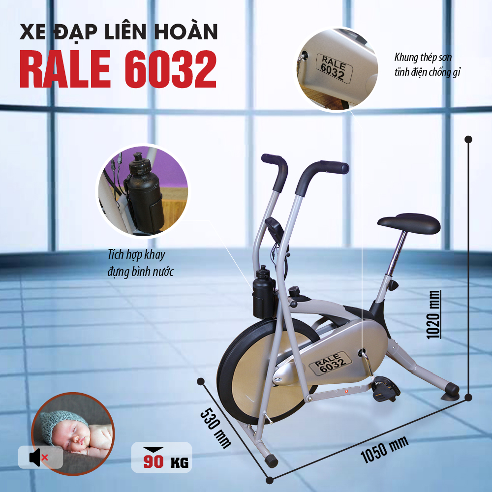 hình ảnh xe dap tap rale 6032