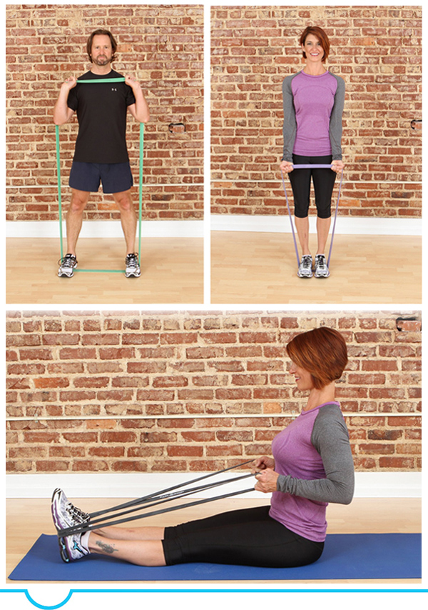 Bộ dây bản thun tập thể lực Pseudois màu - Main Image