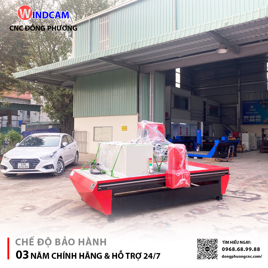 Hoàn thành giao máy CNC đục gỗ 4 đầu về Phú Thọ