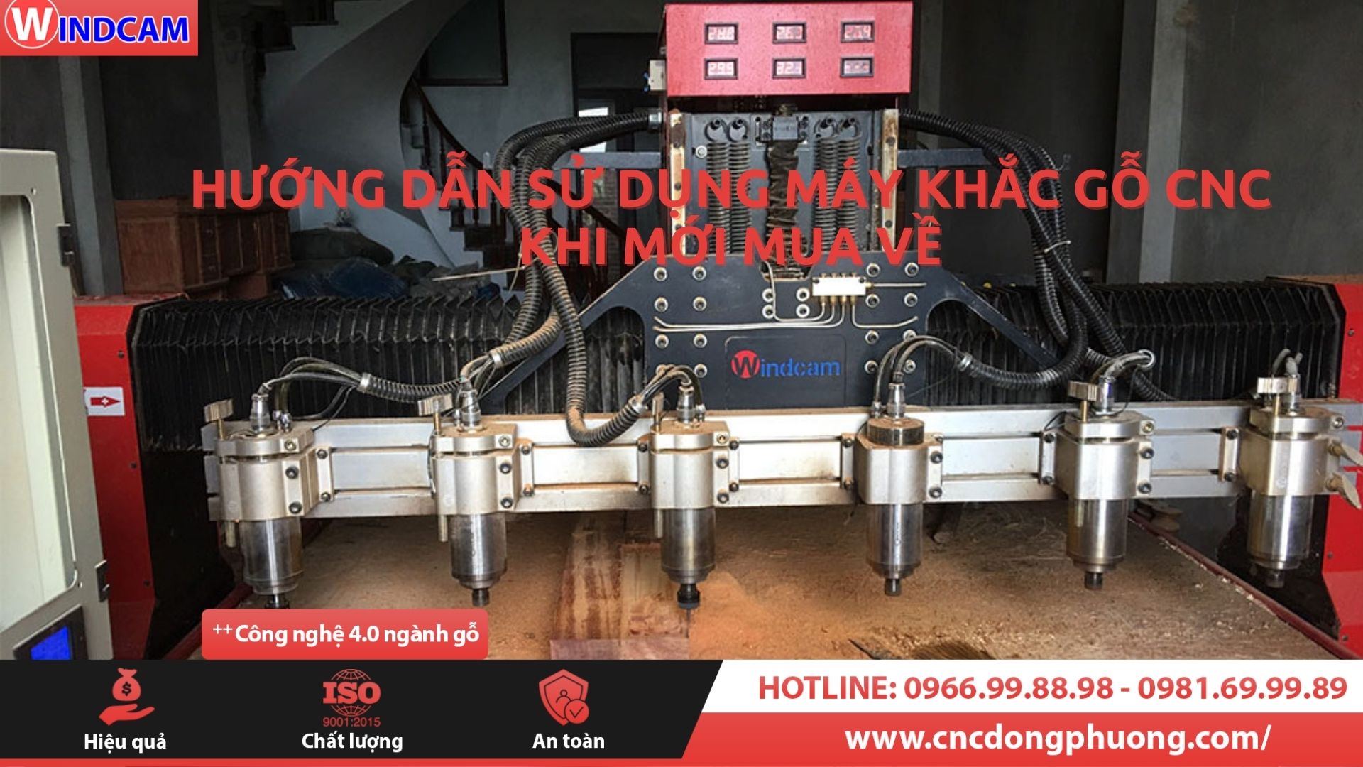 Hướng dẫn sử dụng máy khắc gỗ CNC khi mới mua về