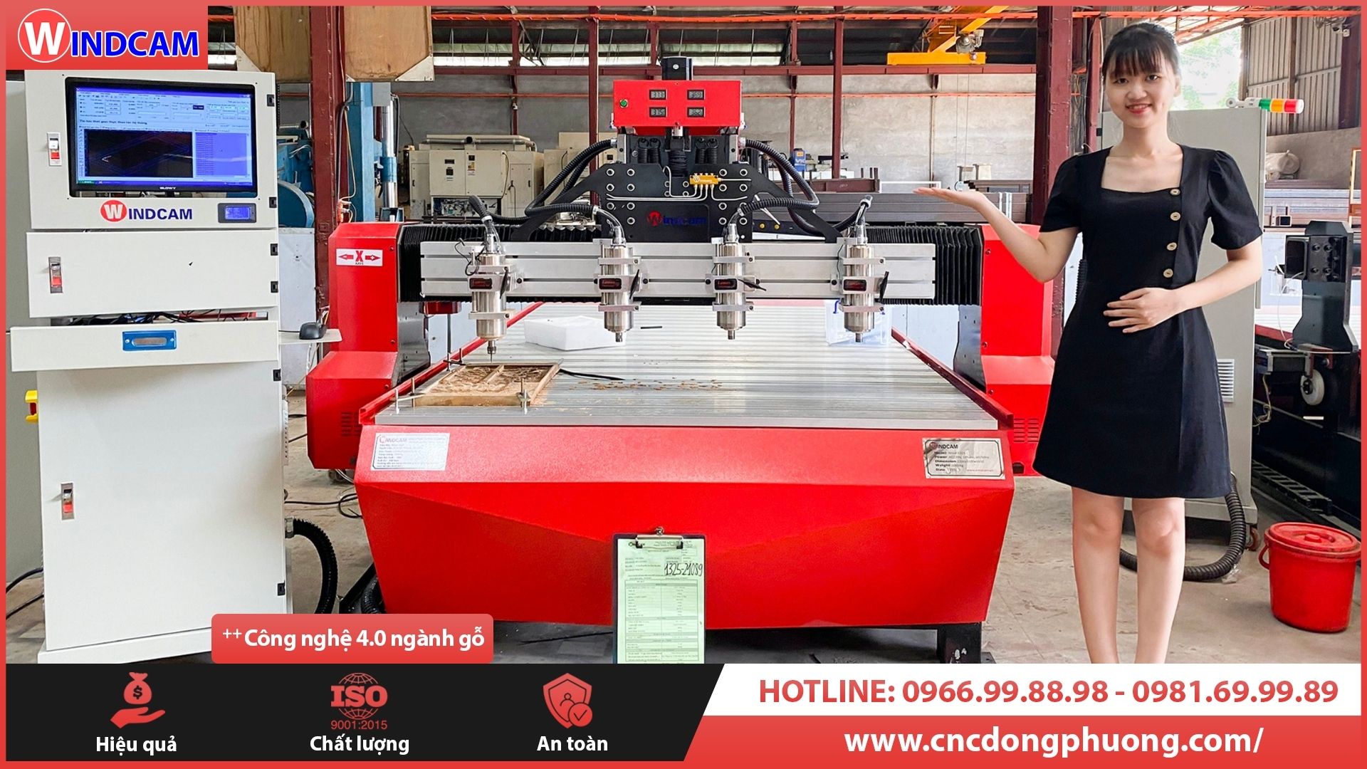 Nhận biết máy CNC gỗ chất lượng và máy nhái, máy dựng