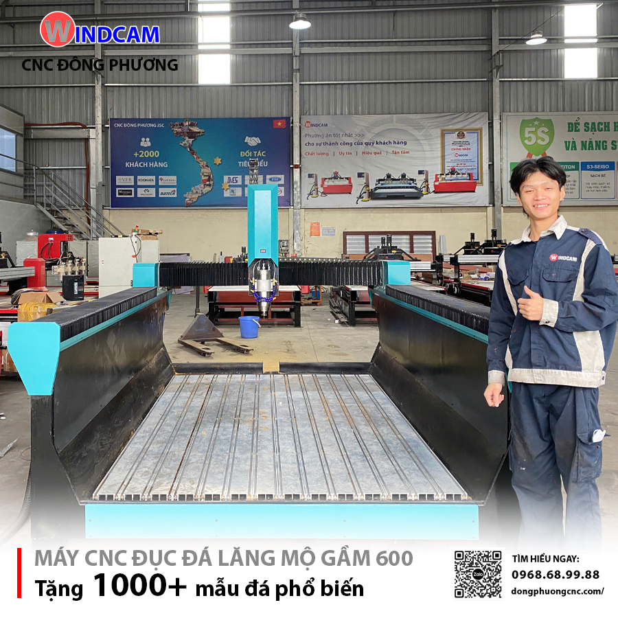 Báo giá các dòng máy đá CNC mới nhất 2025