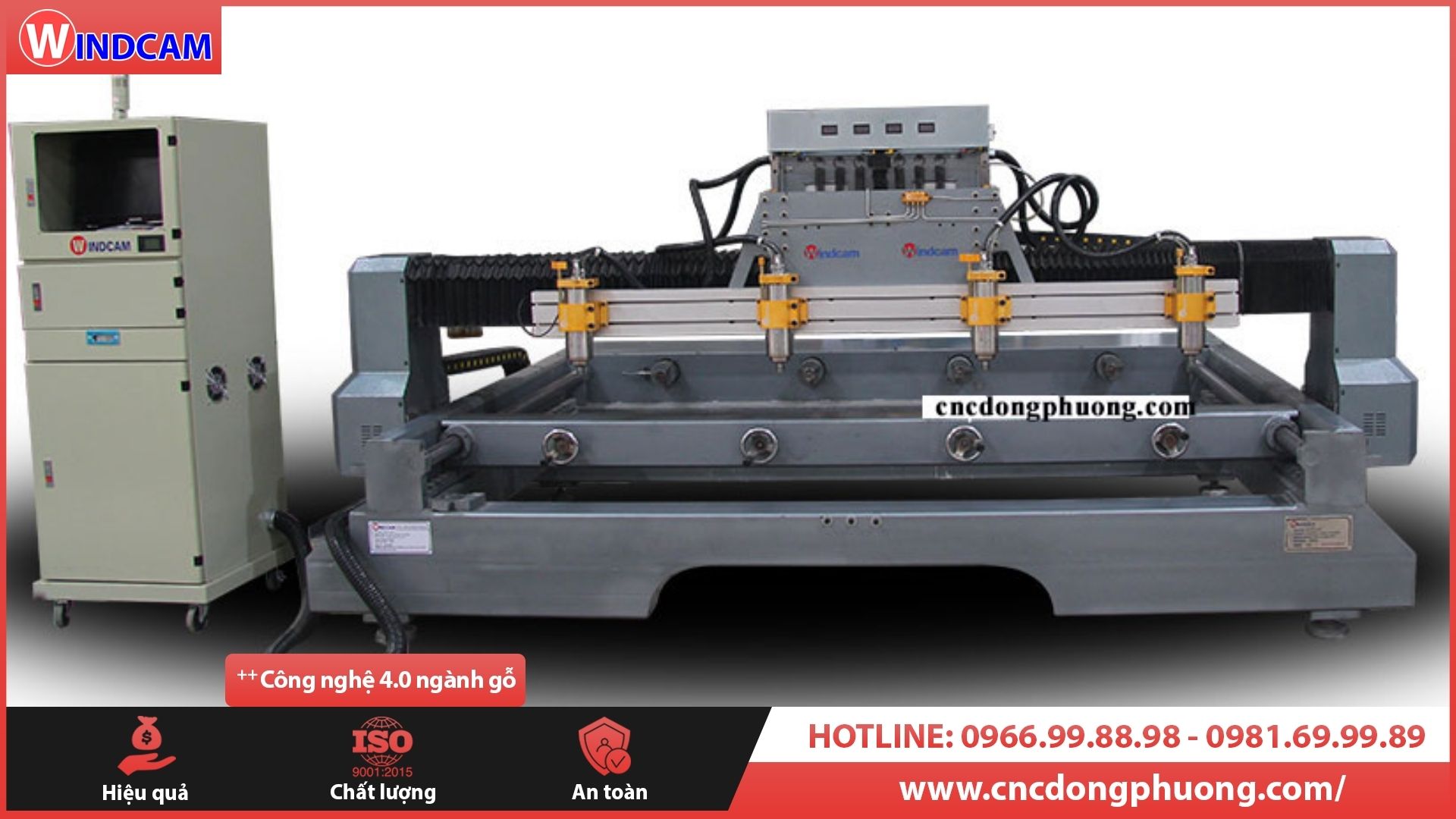 Cấu hình máy CNC đục tượng 2614-4 tại Đông Phương