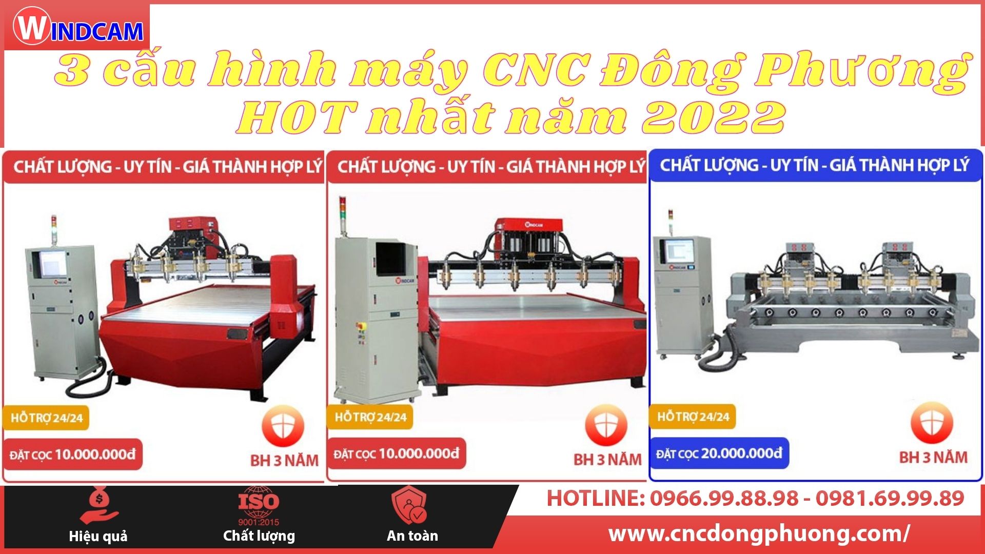 Giới thiệu 3 cấu hình máy CNC Đông Phương HOT nhất năm 2022