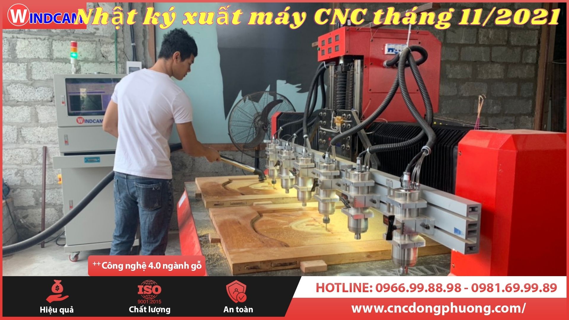 Nhật ký xuất máy CNC Đông Phương tháng 11/2021