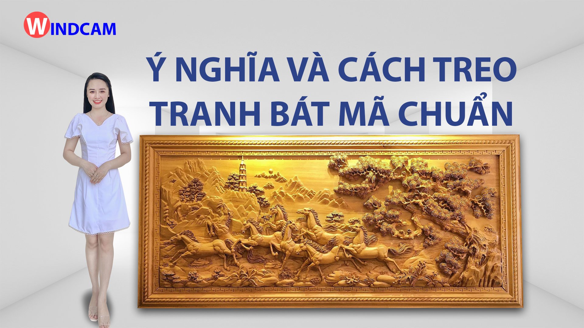 Ý nghĩa và cách treo tranh bát mã chuẩn