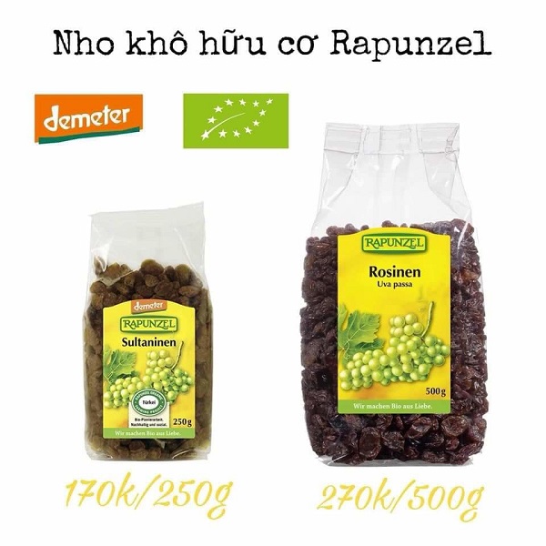 Nho khô hữu cơ - món ăn yêu thích trong ngày Tết Nho khô hữu cơ - món ăn yêu thích trong ngày Tết