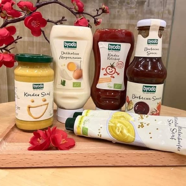 Mayonnaise có trứng hữu cơ Byodo cho món ăn thêm béo ngậy, hấp dẫn