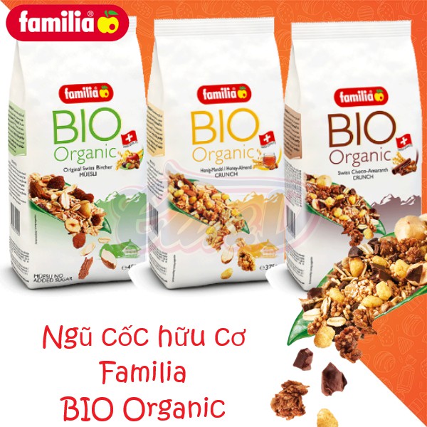 Ngũ cốc giòn hữu cơ Familla đem tới bữa ăn ngon tiện lợi Ngũ cốc giòn hữu cơ Familla đem tới bữa ăn ngon tiện lợi