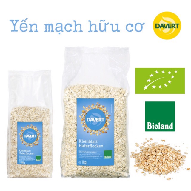 Những tác dụng tuyệt vời yến mạch hữu cơ Davert Những tác dụng tuyệt vời yến mạch hữu cơ Davert