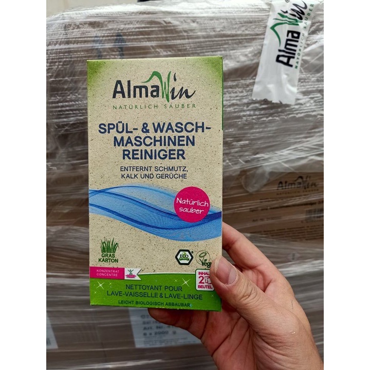 Bột vệ sinh máy rửa bát, máy giặt Almawin loại bỏ vết bẩn nhanh chóng Bột vệ sinh máy rửa bát, máy giặt Almawin loại bỏ vết bẩn nhanh chóng