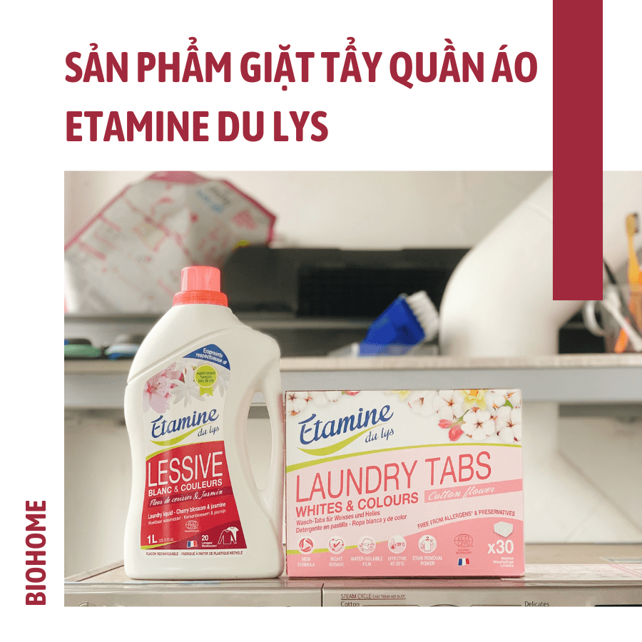 KHÁC BIỆT VỚI SẢN PHẨM GIẶT TẨY QUẦN ÁO ETAMINE DU LYS