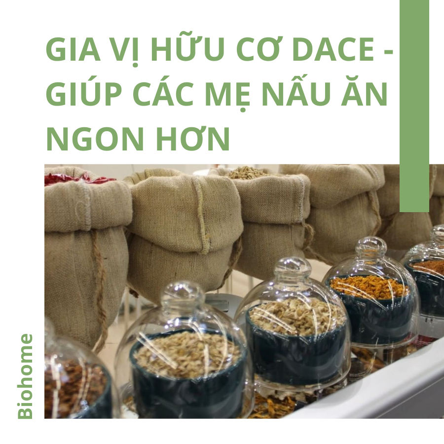 Gia vị hữu cơ Dace giúp các mẹ nấu ăn ngon hơn Gia vị hữu cơ Dace giúp các mẹ nấu ăn ngon hơn