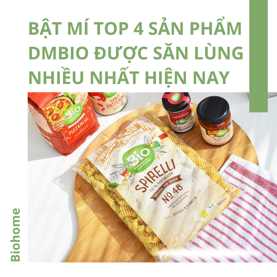 Bật mí top 4 sản phẩm hữu cơ Bmbio được “săn lùng” nhiều nhất hiện nay