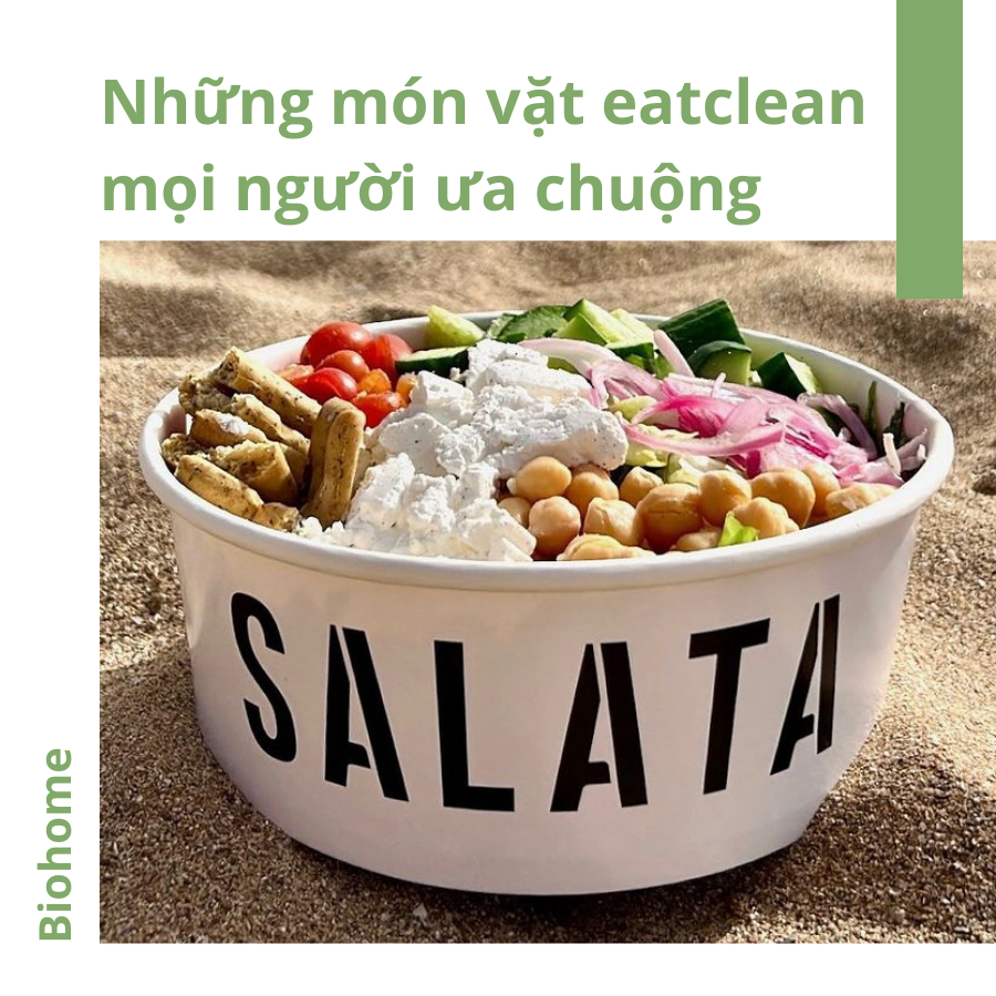 Những món ăn vặt eat clean mọi người được ưa chuộng