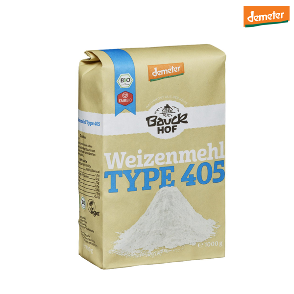 Các loại bánh siêu ngon, dễ làm từ bột mì đa dụng hữu cơ 405 Bauckhof