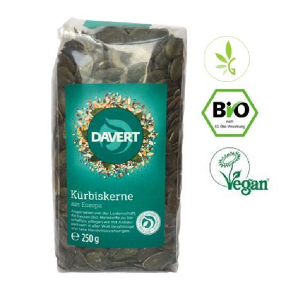 Lợi ích cho sức khỏe của hạt bí hữu cơ Davert Lợi ích cho sức khỏe của hạt bí hữu cơ Davert
