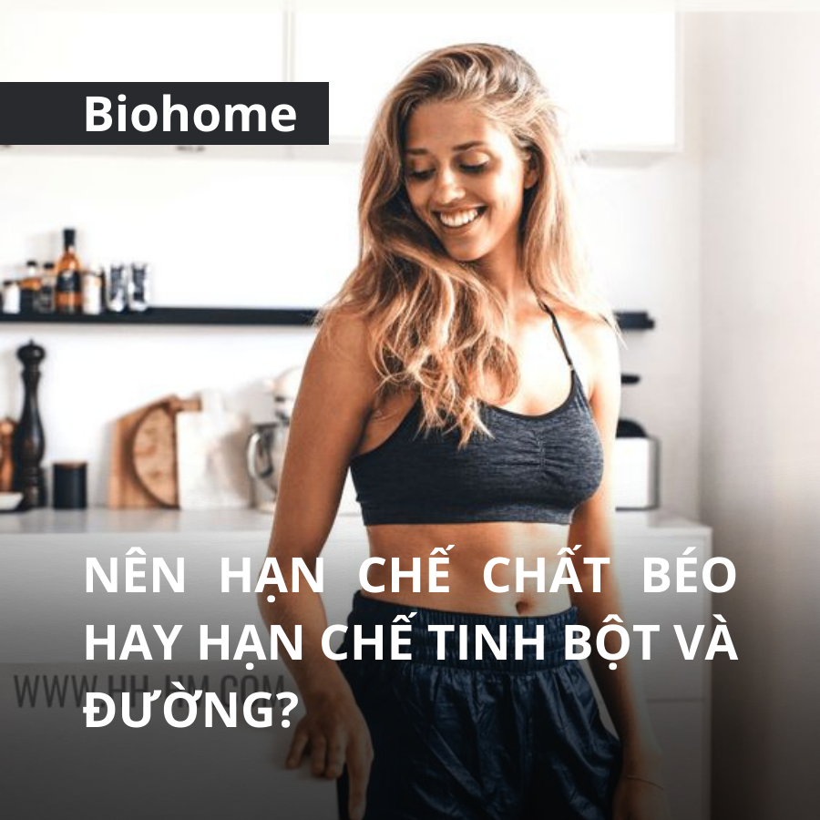 NÊN HẠN CHẾ CHẤT BÉO HAY HẠN CHẾ TINH BỘT VÀ ĐƯỜNG?