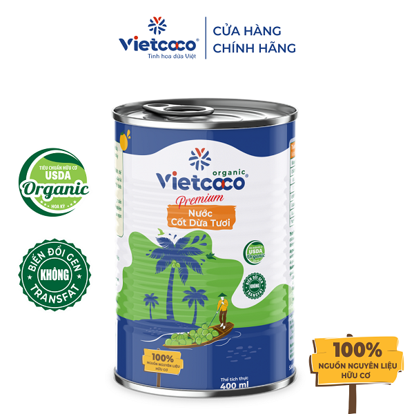 Nước cốt dừa hữu cơ Vietcoco Có Điểm Gì Đặc Biệt?