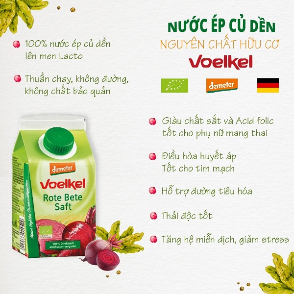 Nước ép củ dền và một số điều cần biết