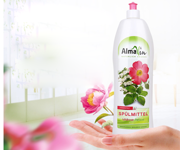 Nước rửa chén hương hoa hồng hữu cơ Almawin - Sự lựa chọn tuyệt vời cho gian bếp