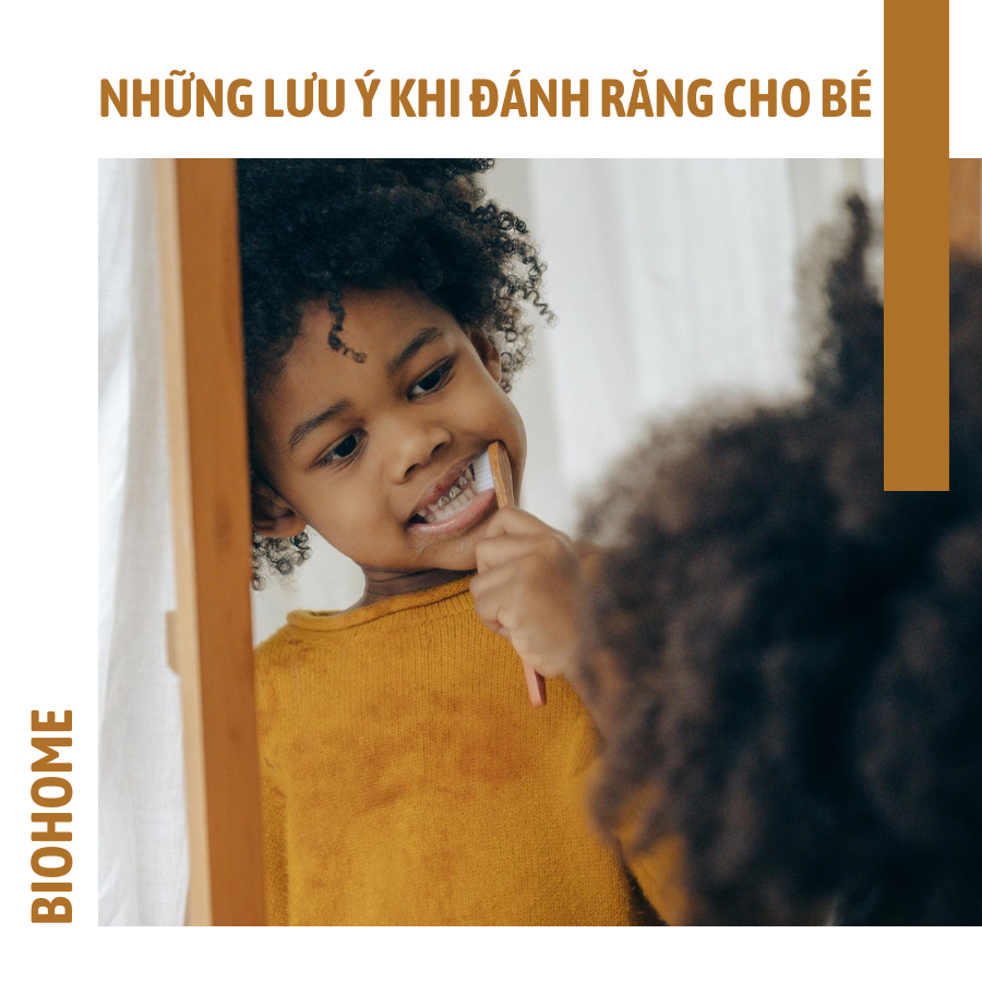 NHỮNG LƯU Ý KHI ĐÁNH RĂNG CHO BÉ