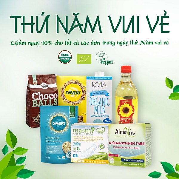 KHUYẾN MẠI BÙNG NỔ NGÀY THỨ NĂM VUI VẺ - Happy Thursday KHUYẾN MẠI BÙNG NỔ NGÀY THỨ NĂM VUI VẺ - Happy Thursday