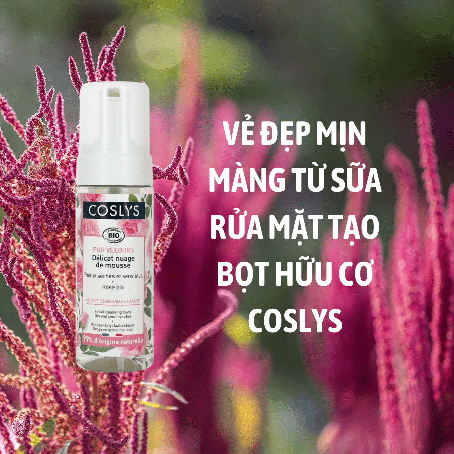 TẠI SAO NÊN DÙNG SỮA RỬA MẶT TẠO BỌT HỮU CƠ COSLYS TẠI SAO NÊN DÙNG SỮA RỬA MẶT TẠO BỌT HỮU CƠ COSLYS