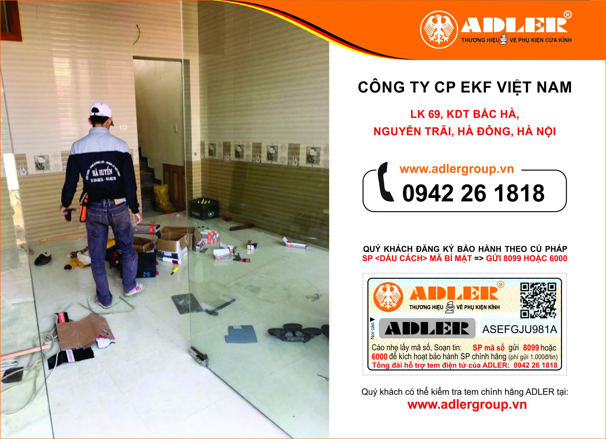 Túi Adler và những tiện lợi của nó giúp đẩy nhanh tiến độ các công trình để hoàn thiện các bộ cửa trước tết.