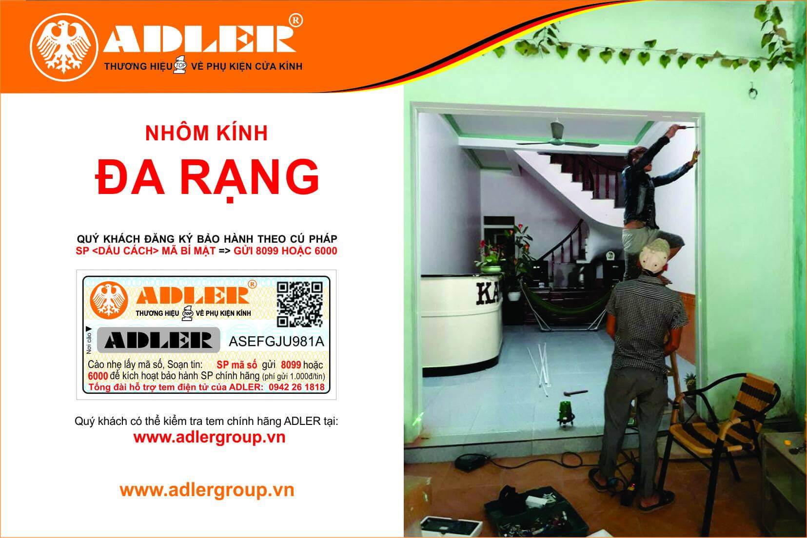 Ảnh 1-nhôm kính Đa Rạng luôn đẳng cấp cùng phụ kiện kính Adler