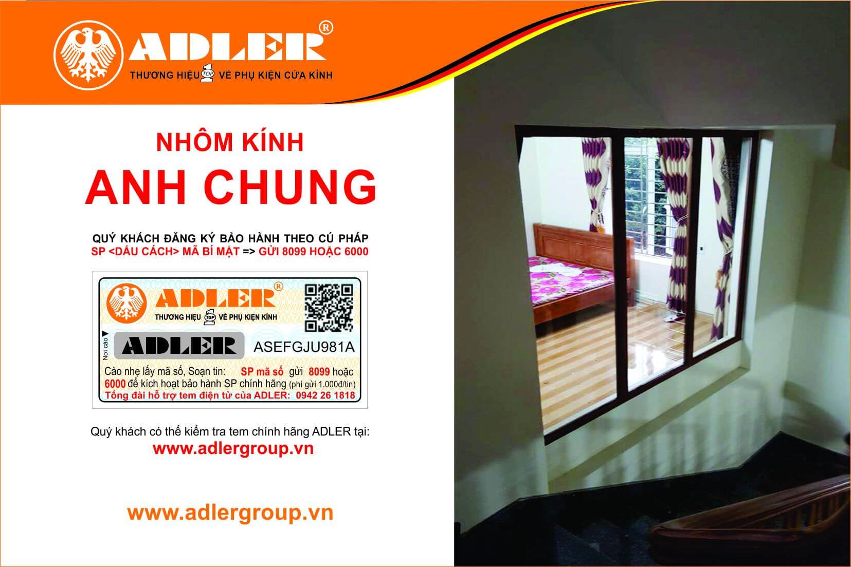 Ảnh 2: Bộ cửa kính giúp không gian rộng rãi, tiết kiệm diện tích ngôi nhà