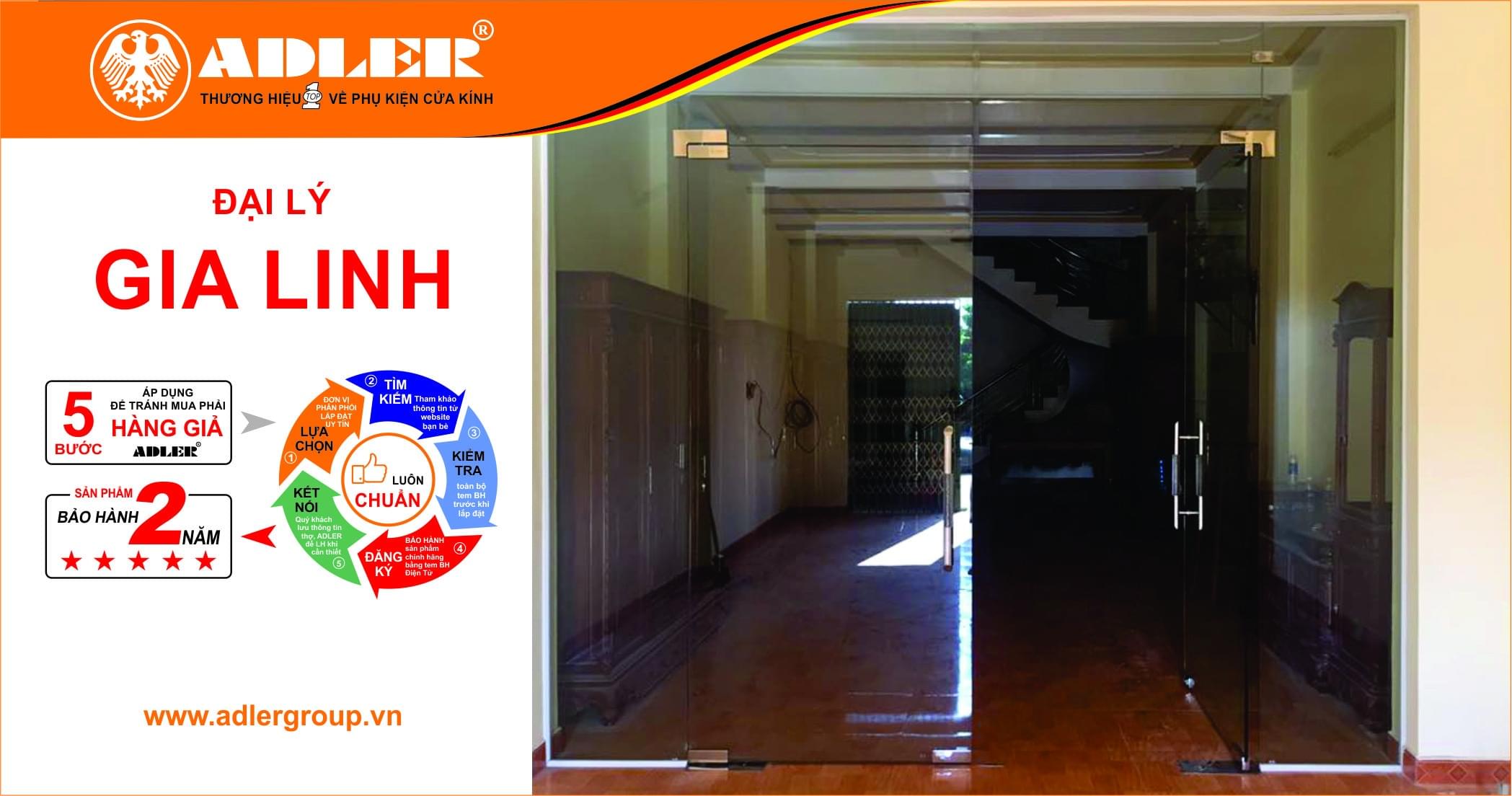 Bản lề sàn Adler- Thương hiệu đẳng cấp trên thị trường Việt Nam