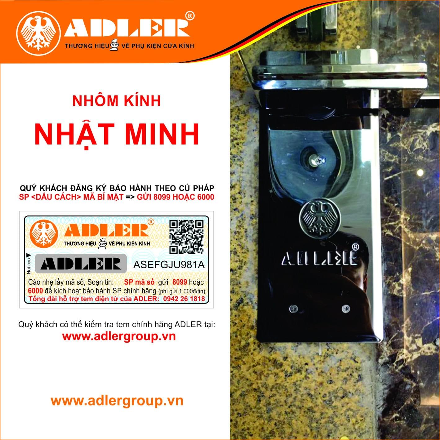 Bản lề sàn Adler- Thương hiệu đại bàng mạnh mẽ, đẳng cấp.