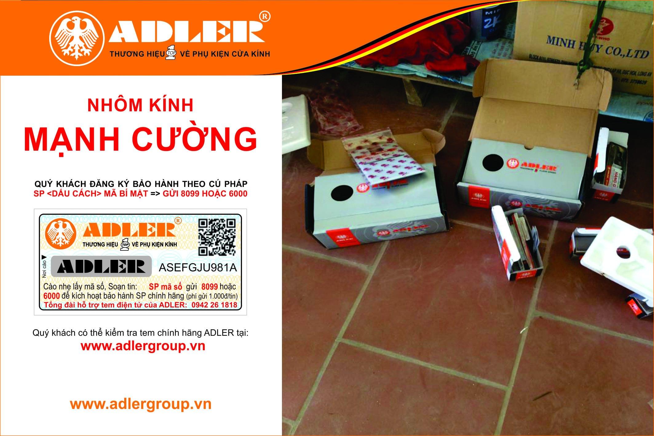 Sản phẩm Adler - mang niềm tin đến với mọi nhà.