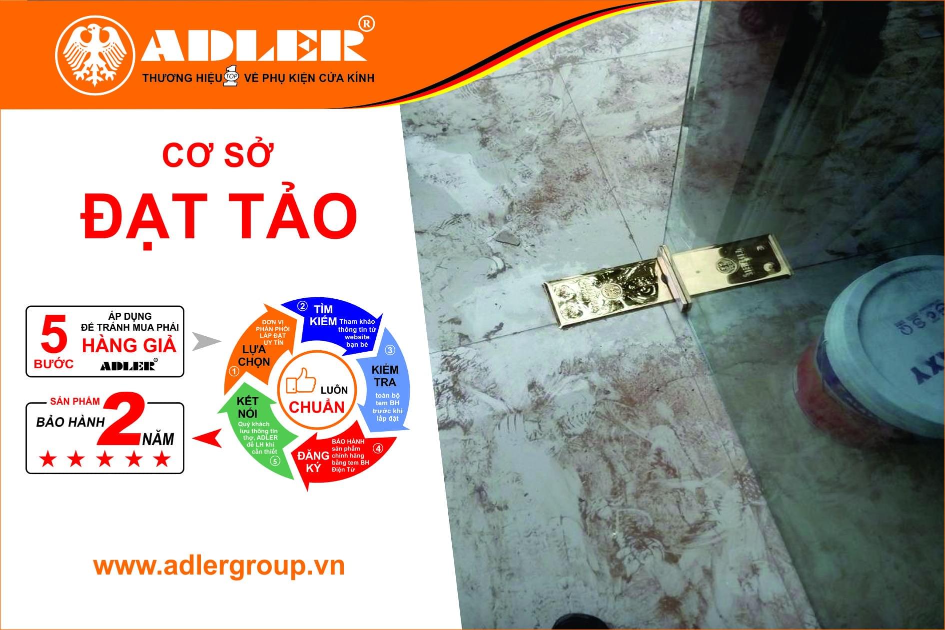 Bản lề sàn Adler- Thương hiệu uy tín trên thị trường