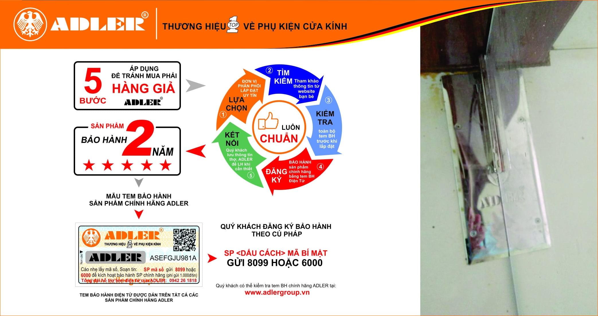 Adler- Tự hào đem lại cho khách hàng sản phẩm hài lòng nhất.