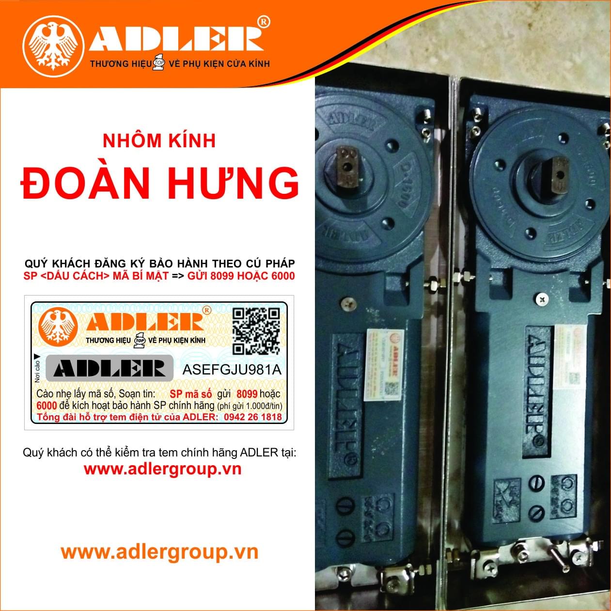 Adler- Bản lề sàn uy tín chất lượng trên thị trường.