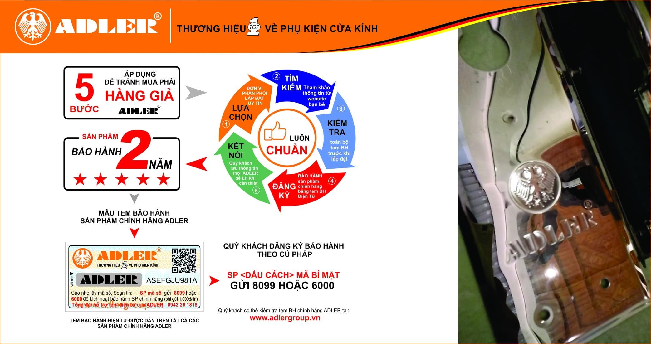 Cùng Adler đem sự sang trọng đến gia đình bạn.