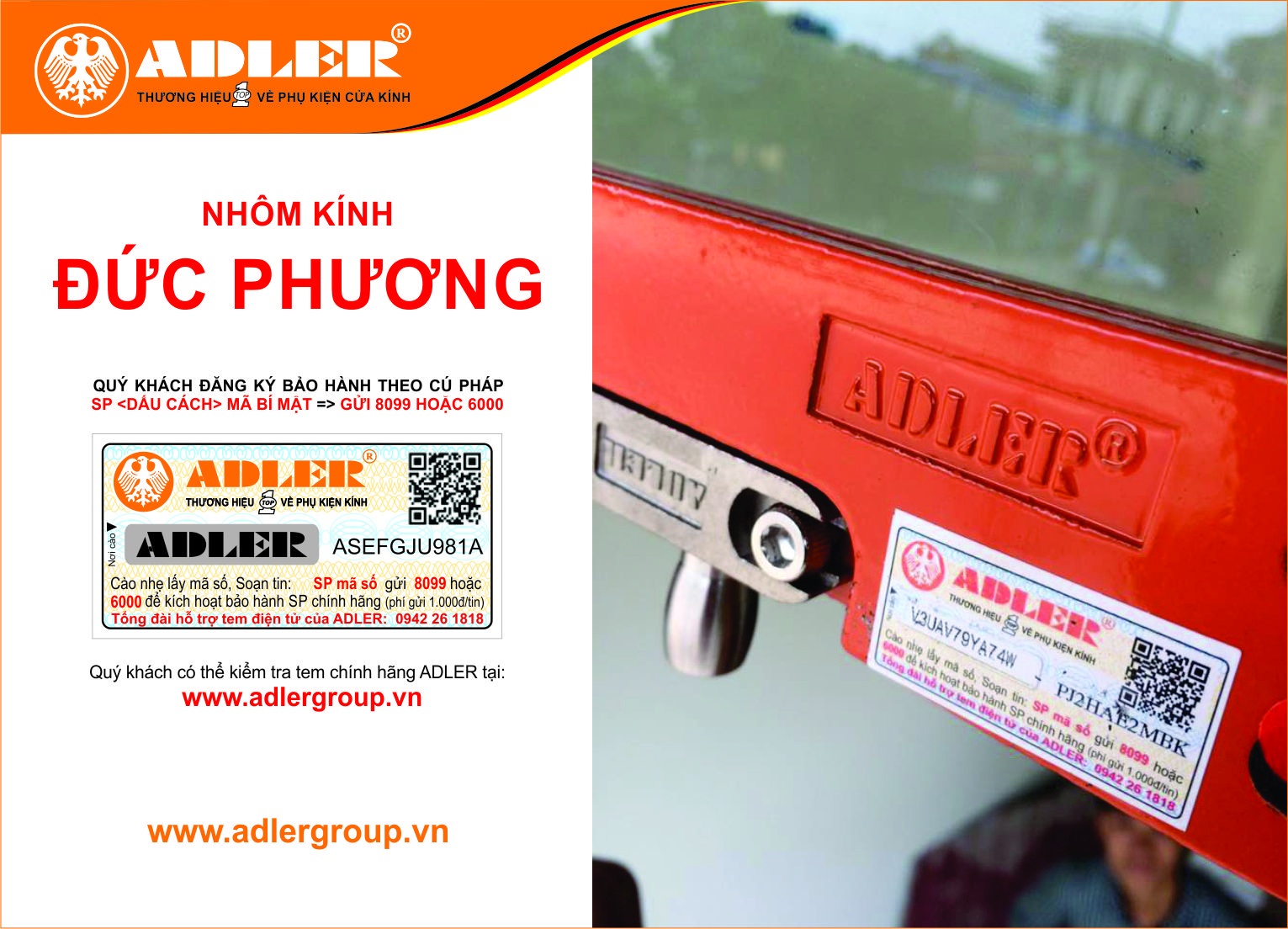 Bản lề sàn, kẹp kính Adler - sản phẩm được ưa chuộng trên thị trường cửa kính