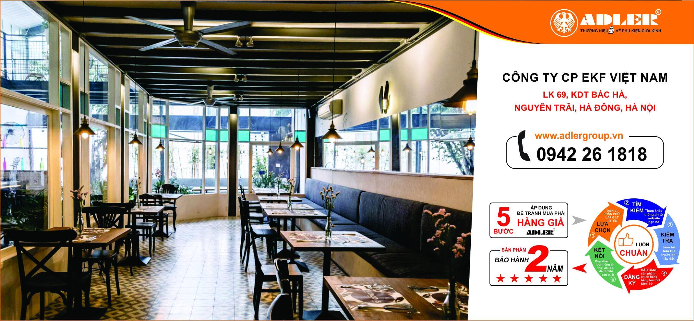 đắm chìm trong sự yên tĩnh và mát dịu của kính cường lực trong quán cafe