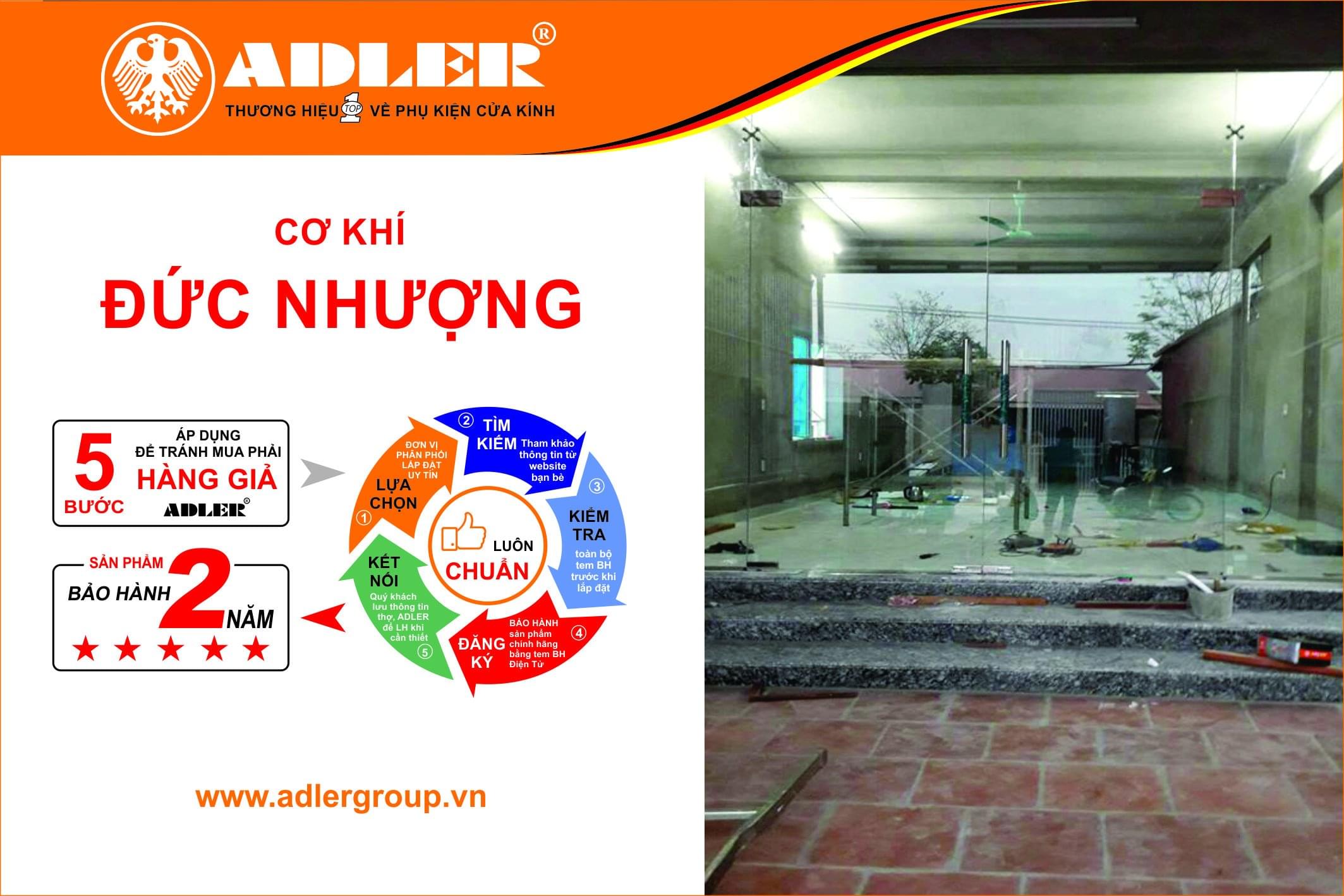 Sản phẩm của Adler luôn mang lại sự độc đáo và sang trọng cho các bộ cửa kính