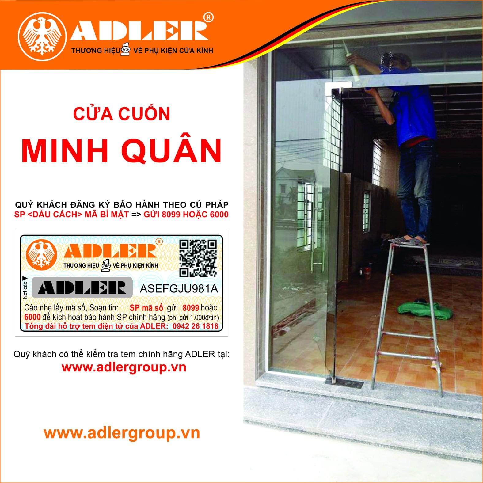 Anh thợ lắp đặt Minh Quân tỉ mỉ với từng chi tiết