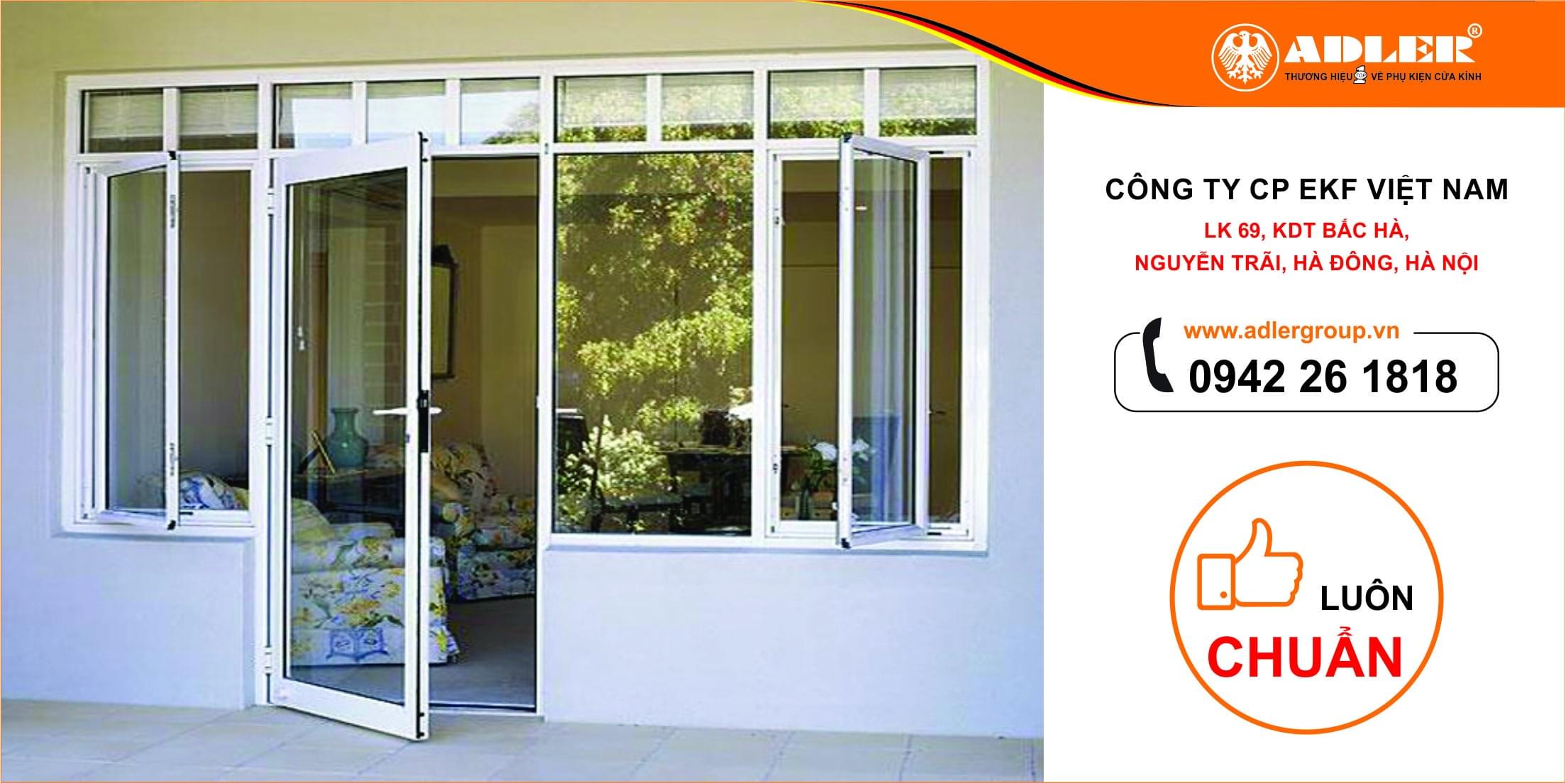 Cửa nhôm kính đa dạng về kiểu dáng