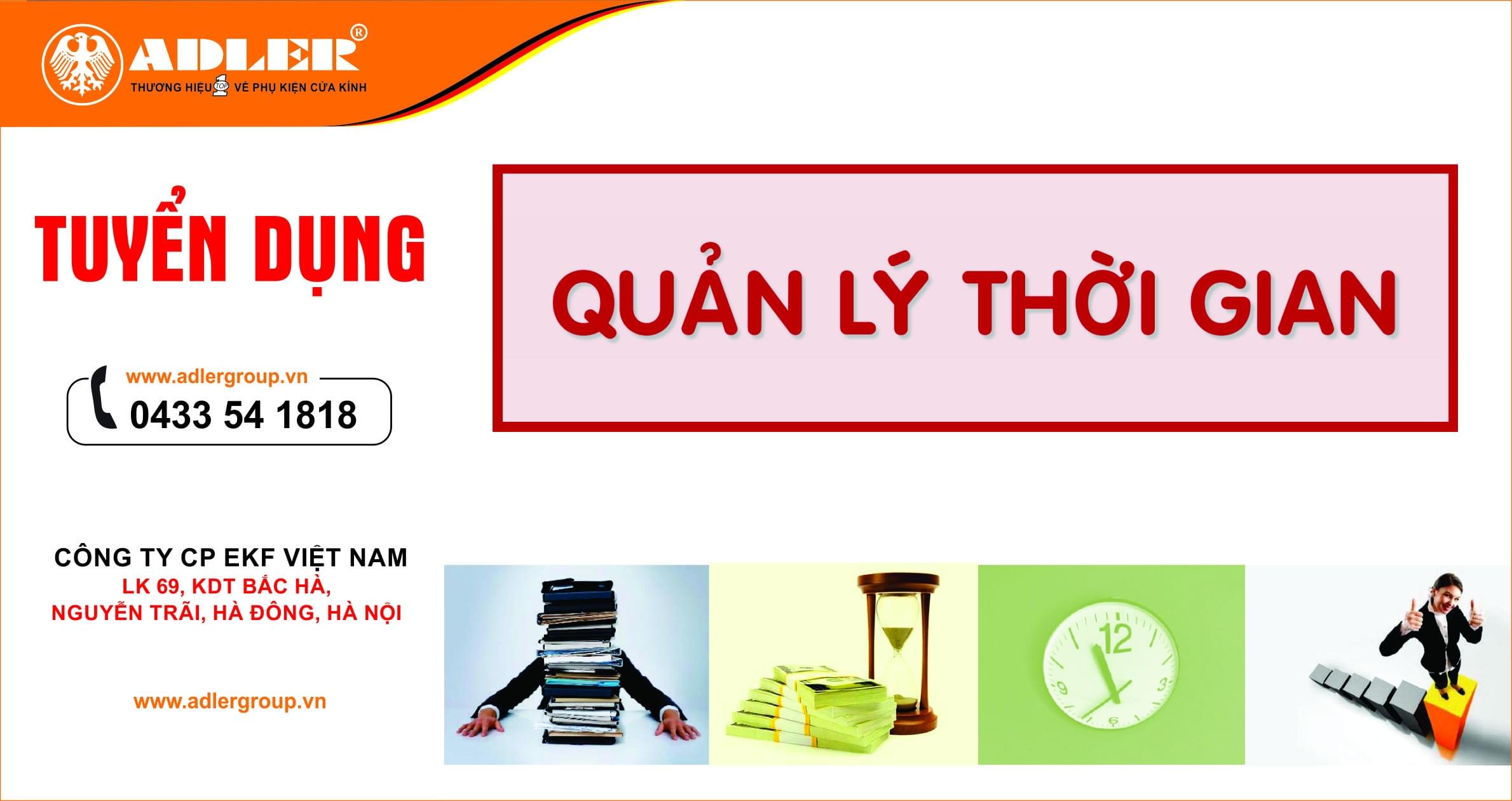 Đôi khi bạn cảm thấy việc sắp xếp thời gian của bạn có vấn đề