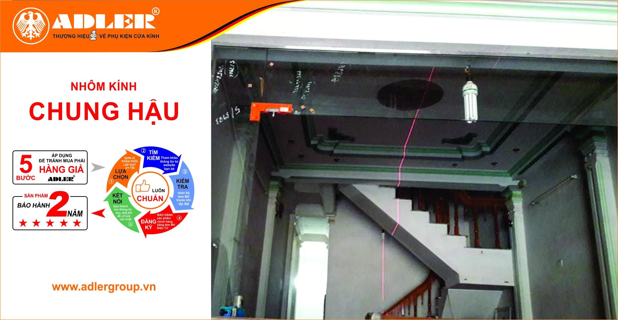 Bộ cửa kính với sản phẩm ADLER luôn toát lên vẻ đẹp riêng biệt